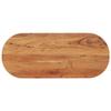 vidaXL Oval Tabletop 100x40x3.8 cm Solid Acacia Wood view 1