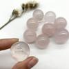 Rose Quartz Crystal Sphere Decor, 20–30 mm view 4