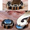 WEITOL Magnetic Door Stopper, Copper, Lucky Pattern, Floor/Wall Mount, Rose Gold/Bronze view 3