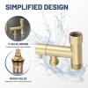 Greenspring Toilet Bidet Sprayer Attachment, Brushed Gold, Brass view 4