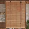Sh000ad Retro Bamboo Roller Blind, Drill-Mount, Indoor/Outdoor, 165 x 100 cm view 1