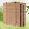 Sh000ad Retro Bamboo Roller Blind, Drill-Mount, Indoor/Outdoor, 165 x 100 cm view 2