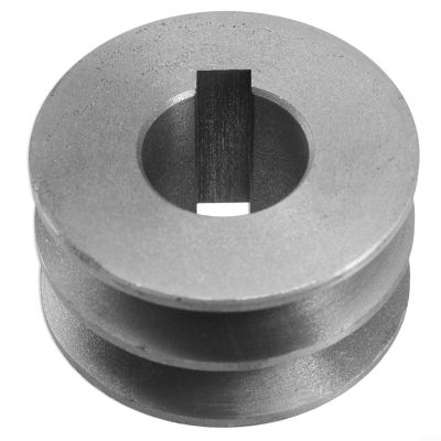 A-Type Double-Groove V-Belt Pulley, Cast Iron, 58 x 30 x 19 mm