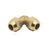 1 Pc. Flared Copper Pipe Fitting, Pipe OD 6/8/10/12/14/16/19 mm, Brass Connector, Copper Flare Fitting (Color: L, Size: Tube OD 6 mm) view 1