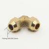 1 Pc. Flared Copper Pipe Fitting, Pipe OD 6/8/10/12/14/16/19 mm, Brass Connector, Copper Flare Fitting (Color: L, Size: Tube OD 6 mm) view 2
