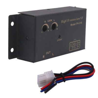jojofuny Car Audio Converter with Speaker Conversion, Durable ABS Construction