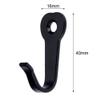 5-Pack Mini Wall Hooks for Towels, Coats, Bags and Hats view 2