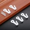 5-Pack Mini Wall Hooks for Towels, Coats, Bags and Hats view 3