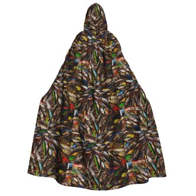 NEZIH Angel Costume, Full-Length Hooded Carnival Cloak, Unisex Cosplay Costume for Adults, 190 cm