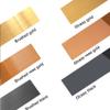 PuPLum 3 m Flexible Self-Adhesive Stainless Steel Wall Trim, Brushed Black, 5 cm (2 in) view 2