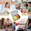 Kcldeci Insulated Lunch Bag for Toddlers, Motorcycle Racing Cartoon, Reusable Thermal Food Carrier for Girls and Boys view 2