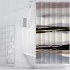 UERWOWELL Abstract Stripe Shower Curtain Set, 120 x 180 cm view 3
