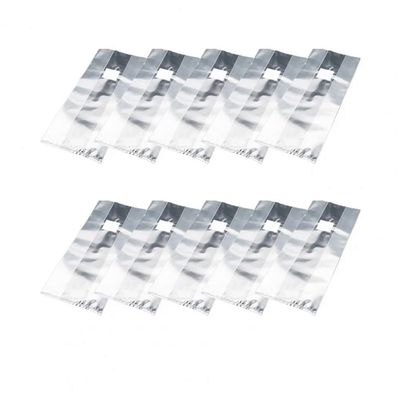 EVANEM 10-Pack Breathable Plastic Plant Grow Bags, 15 x 50 cm