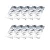 EVANEM 10-Pack Breathable Plastic Plant Grow Bags, 15 x 50 cm view 1