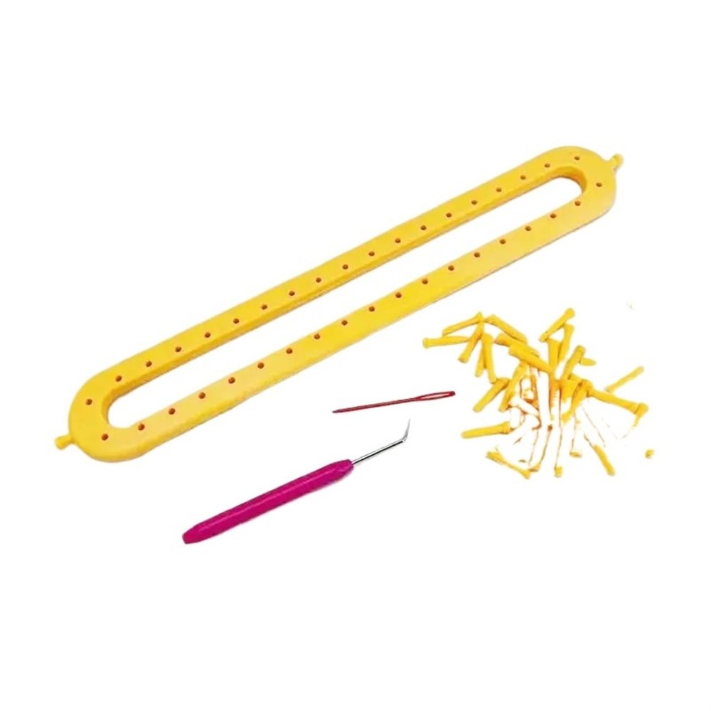 Plastic Knitting Loom Set with Long Handle