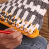 Plastic Knitting Loom Set with Long Handle view 4