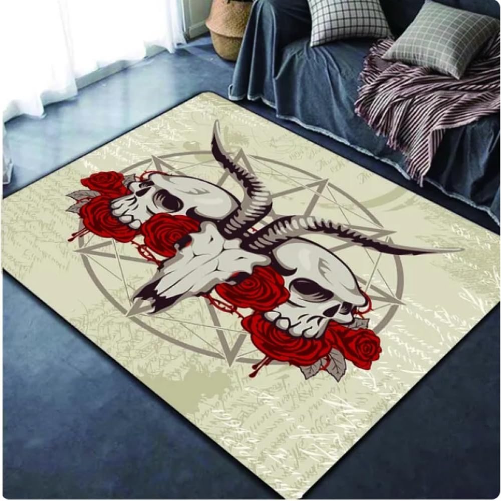PASPRT Shark Horror Area Rug, 60 x 90 cm