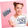 TOPBATHY Inflatable Photo Booth Frame with Christmas Props, Blue view 3