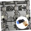 Healvian 5-Piece Straight Air Hose Fitting Set, Plastic Crimp Tube Connectors view 2