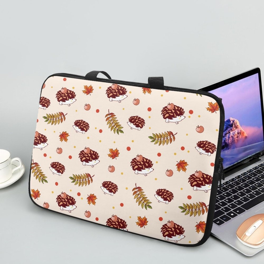 ENEN Laptop Bag, 10–17 Inches, Business Laptop Briefcase, Lgel Print, 17-Inch Apple