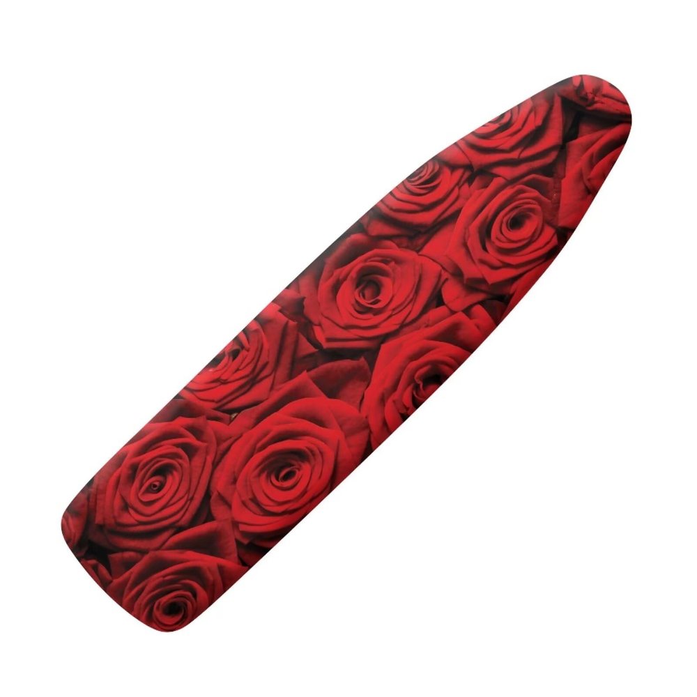 Belidome Red Rose Ironing Board Cover with Extra Pocket