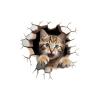 CEMELI 14 × 14 cm 10-Piece 3D Cat Self-Adhesive Toilet Seat Stickers view 4