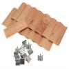CEMELI 10 Sets of 40 × 200 × 40 mm S Wood Wicks for Candle Making view 2