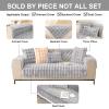 ShowyLive Super Soft Faux Fur Sofa Cover, Light Gray, 110 x 110 cm view 2