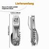 5-in-1 Folding Camping Utensil Set with Storage Pouch view 2