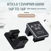 TsoLay PCIe 5.0 ATX 3.0 12VHPWR 600W 180° GPU Power Adapter, Black view 4