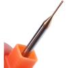 Pangyoo HRC55 Micro Corner-Radius Long-Neck End Mill, 0.3–2.5 mm, 2/3/4 Flutes, 4 mm Shank, Mini Carbide CNC Milling Cutter, 1.5×6×D4×50 mm view 2