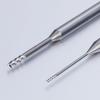 Pangyoo HRC55 Micro Corner-Radius Long-Neck End Mill, 0.3–2.5 mm, 2/3/4 Flutes, 4 mm Shank, Mini Carbide CNC Milling Cutter, 1.5×6×D4×50 mm view 3
