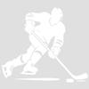 GRAZDesign Ice Hockey Player Wall Decal with Puck, White, 34 x 30 cm view 2