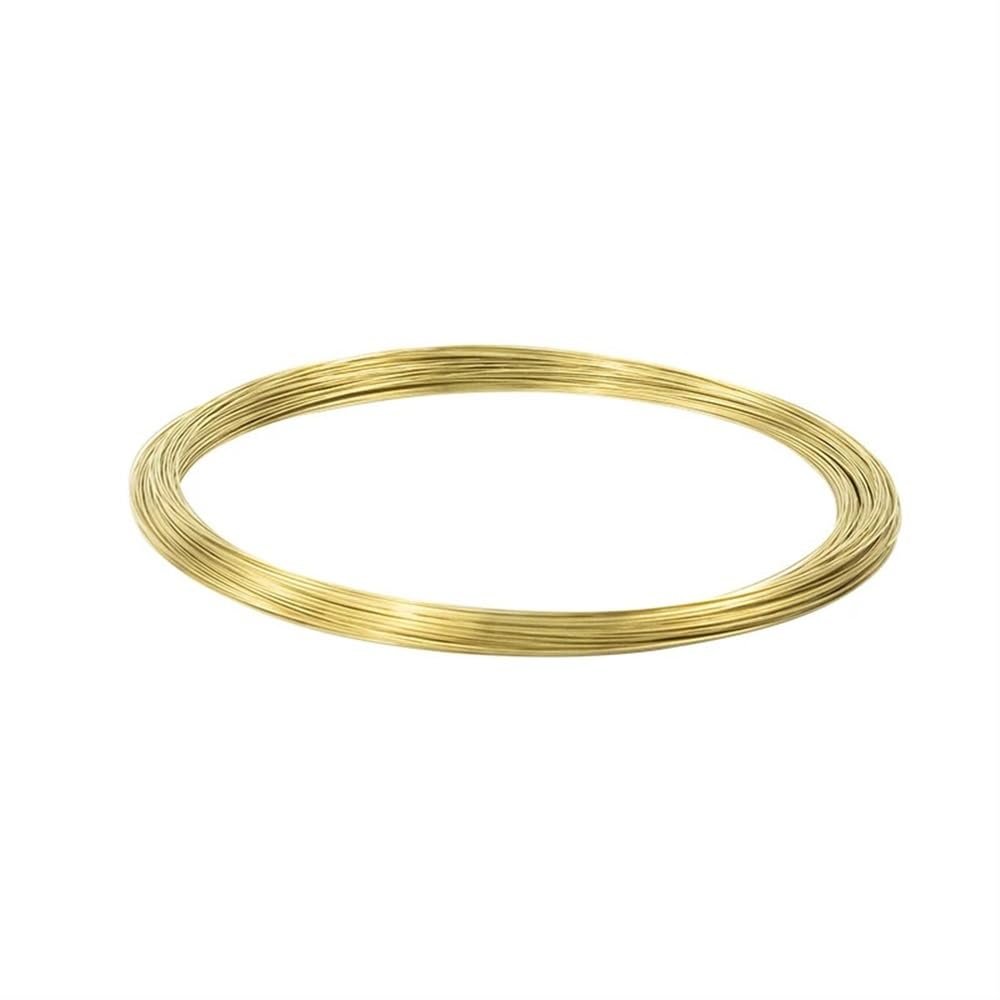 1 pc Solid Brass Wire, 1/2/5/10 m, 0.3/0.5/0.8/1/1.5/2/2.5/3/4/5 mm (5 m, 2.5 mm)