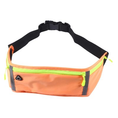 Yardwe Lightweight TPU Running Waist Bag with 3 Compartments, Orange