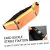 Yardwe Lightweight TPU Running Waist Bag with 3 Compartments, Orange view 2