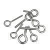 IOFIT 5-Pack 304 Stainless Steel Screw Eye Hooks, M5, 100 mm view 3