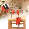 FOLOSAFENAR Mini Workbench Vise, 360° Swivel, 70 mm Adjustable Jaw Width, Silver view 2