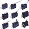 BUSOTH Limit Switches, 5-Pack, 15A 250VAC, V-15 Push Button, SPDT 1NO 1NC, V-156-1C25 view 2