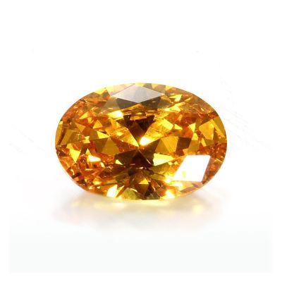 AMAZWI Fluorite, New Chic, 10 × 14 mm, Unheated Gemstone, Yellow Sapphire, Oval, AAA