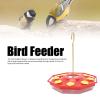 Tyenaza Hummingbird Feeder, 8-Pack with Yellow Flowers and Copper Hanging Hooks view 3
