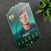 Panorama Football Card Evolutions 21 x 30 cm Methacrylate – Ultimate Team FUT Card – Personalized Soccer Photo Gift view 3