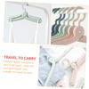 3-Pack Folding Portable Clothes Hangers, PP and Aluminum view 4
