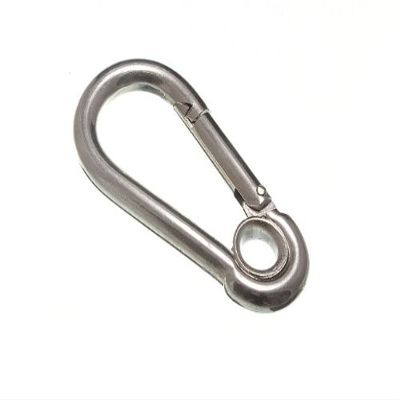 10 x M8 Carabiner Hooks, BZP Steel