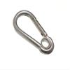 10 x M8 Carabiner Hooks, BZP Steel view 1