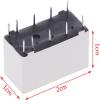 5V Coil Bistable DPDT Relay HFD2/005-S-L2-D view 4