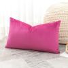 Artscope Velvet Pillow Cover, Rose Red, 30 x 50 cm view 4