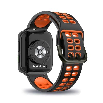 KUWAI Silicone Band for OPPO Watch 46mm, Breathable Strap