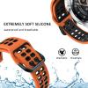 KUWAI Silicone Band for OPPO Watch 46mm, Breathable Strap view 4
