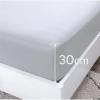 Essen Fitted Sheet 160 x 200 cm, Soft Microfiber Sheet for Adults, 3D Noodle Design, 30 cm Deep Pocket with 1 Pillowcase view 4